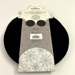 3pc BKLYN Steel Co. Round Woven Trivet Set- Spiderwebs - 8” In Diameter